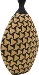 TOV Furniture Jahia Black/Natural Geometric Decorative Vase-4