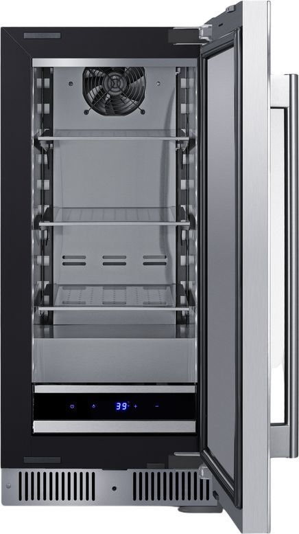 Summit® 1.7 Cu. Ft. Stainless Steel Compact Refrigerator-2