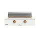 Caliber™ Rockwell Social 42" 2-Burner Matte White Built-In Liquid Propane Grill with Brass Hardware-1
