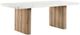 Global Furniture USA Gray White Dining Table with Brown Base-0