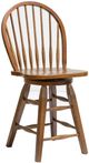 TEI St. Michael Windsor Tobacco 24" Swivel Counter Stool-0