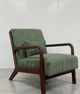 Elements International Marina Steno Olive/Walnut Chair -1