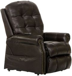 Catnapper® Madison Chocolate Power Lift Lay Flat Recliner with Heat and Massage