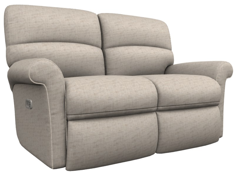La-Z-Boy® Robin Taupe Power Reclining Loveseat with Headrest and