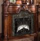 Michael Amini® Windsor Court Vintage Fruitwood Fireplace with Electric Insert-5