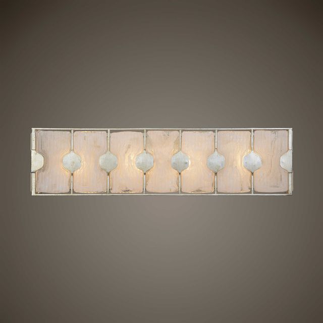 Uttermost® Rene White Swirl Vanity Light-1