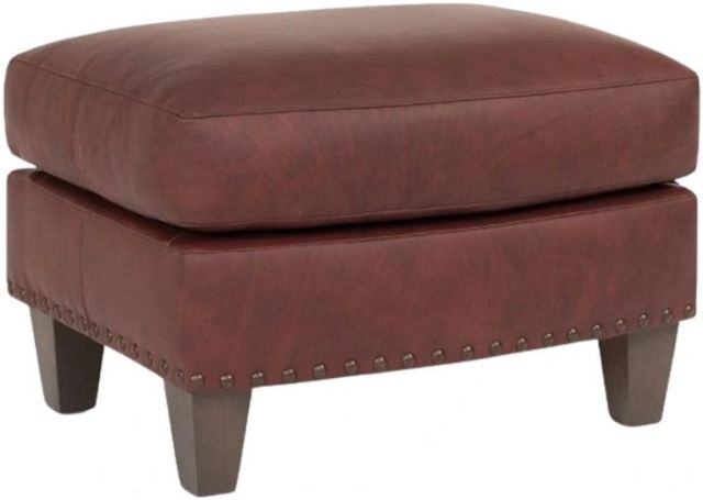 Smith Brothers Customizable 268 Leather Ottoman-0