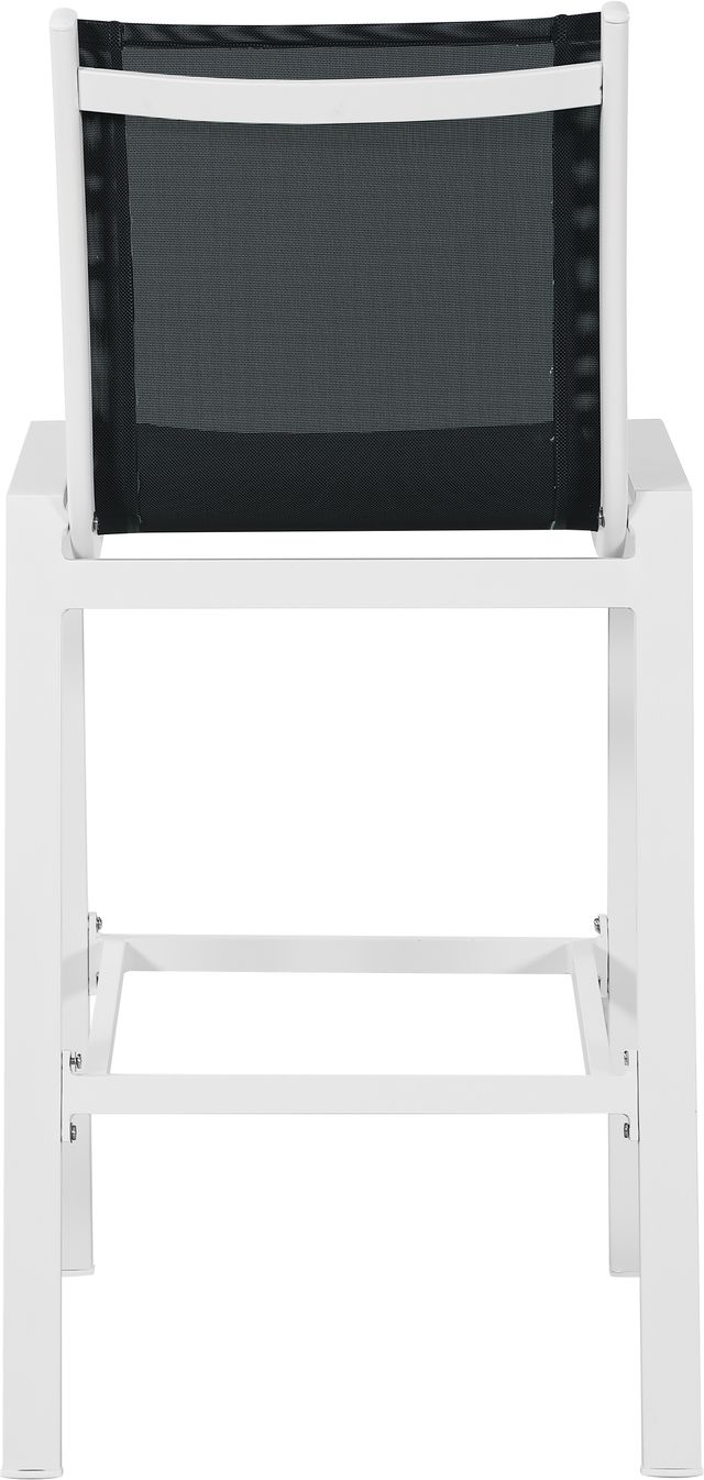 Meridian Furniture Nizuc 2-Piece Black Outdoor Patio Mesh Barstool-3