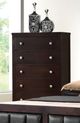 Coaster® Carlton 5-Piece Cappuccino King Bedroom Set-4