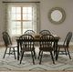 Liberty Furniture Carolina Crossing 7-Piece Antique Honey/Black Dining Table Set-1
