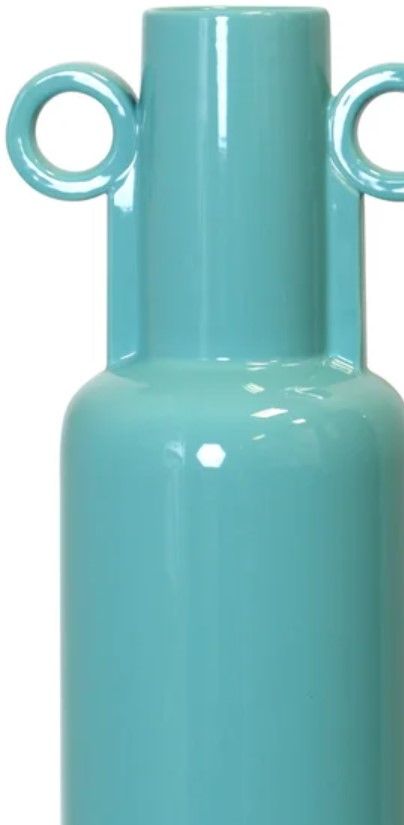 Stylecraft Dann Foley Lifestyle Gloss Tiffany Blue 8" Vase-1