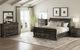 Elements International Park Ridge 4-Piece Charcoal Queen Storage Sleigh Bedroom Set-5