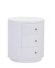 Elizabeth Ann Home Kenzie Rugged White End Table-1