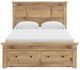 Signature Design by Ashley® Makidern Tan Queen Panel Storage Bed with 2-Drawer-2