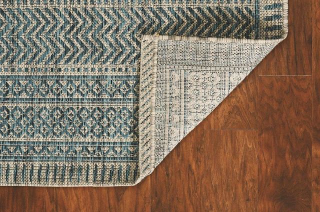 KAS Rugs Provo Teal 5'x7' Area Rug-2