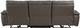 Homelegance® Maroni Dark Brown Double Power Reclining Sofa with Power Headrests-3