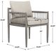 Uttermost® Borneo Dark Gray/Dove Wooden Outdoor Dining Chair-2