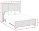 Elements International Canterbury Gray Queen Panel Bed-2