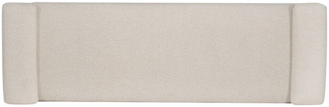 Linon Lollie Cream Corduroy Bench-4