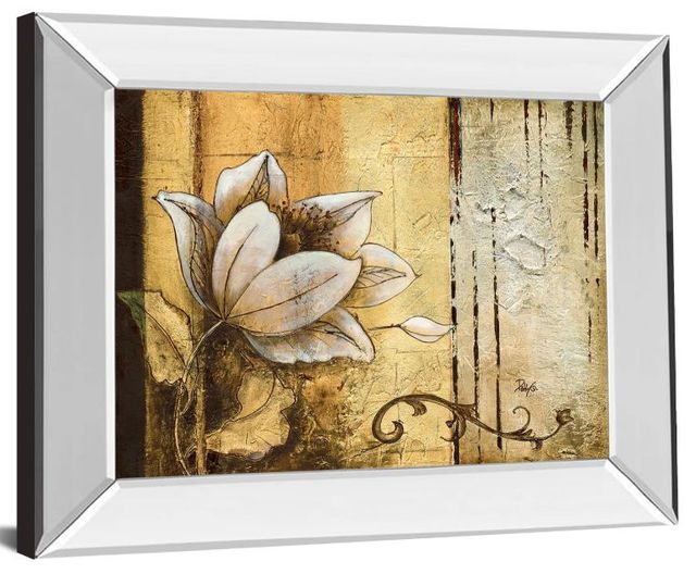 Classy Art Exotic on Gold II by Patty Q Mirror Framed Wall Art-1
