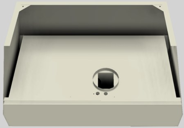 Vent-A-Hood® Designer Series 42" Biscuit Wall Mounted Range Hood-2