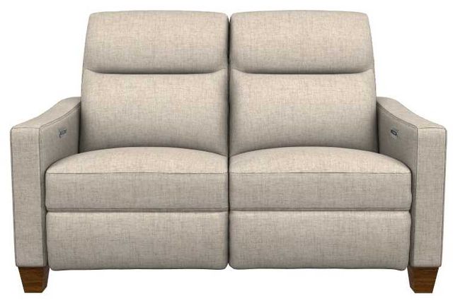 La-Z-Boy® Quinault Taupe Power Reclining Loveseat with Headrest-1