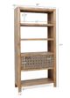 A & B Home Salvador Light Brown 4-Tier Shelf-2