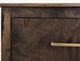 International Furniture Direct Dark Mezquite Black Curved Chest-4