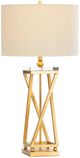 Crestview Collection Aria Gold Leaf Table Lamp-1