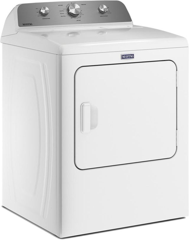 Maytag® 7.0 Cu. Ft. White Front Load Gas Dryer-1