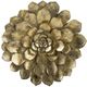 A & B Home 6-Piece Gold Succulent Wall Plaque Set-2