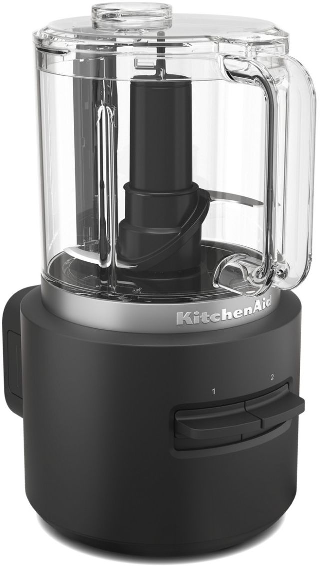 KitchenAid® Go™ 5-Cup Black Matte Cordless Food Processor-0