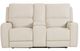 Bassett® Furniture Club Level Raymond Vanilla Power Reclining Loveseat with Console-1