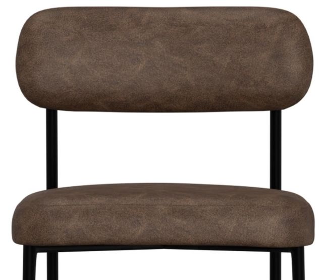 International Furniture Direct Seating Black/Brown 43" Bar Stool-4