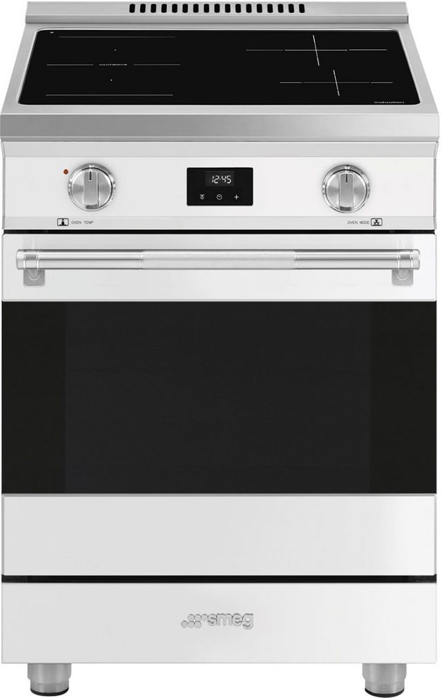 Smeg  Professional 24" Matte White Pro Style Induction Range
