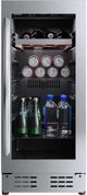 Elica 12" Stainless Steel Freestanding/Built-In Single Zone Beverage Center-1