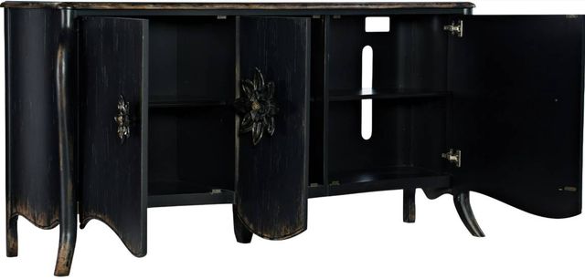 Hooker® Furniture Sanctuary II Bien Ame Porte Noir Buffet-3