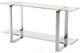 BDI Stream™ 1643 Glass Top Console Table with Tempered Glass Shelf-0
