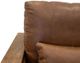 International Furniture Direct Ancora Brown Leather Accent Chair-4