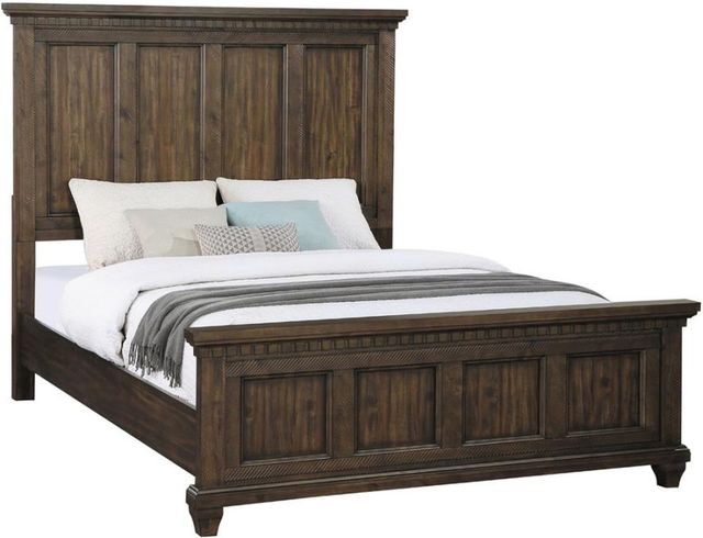 Coaster® Bennington Acacia Brown California King Bed-0
