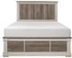 Mazin Furniture Arcadia White/Weathered Gray Queen Bed-0