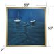 Stylecraft Blue Water Sailboat Blue/White Wall Art-4