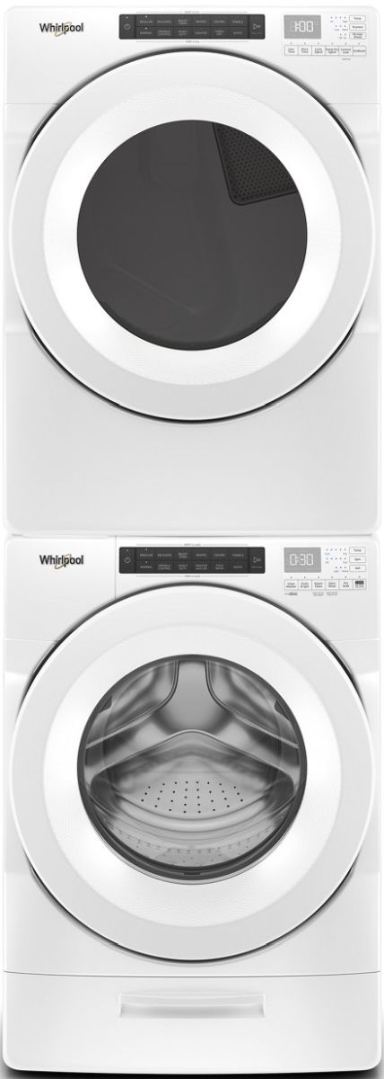 Whirlpool® 7.4 Cu. Ft. White Front Load Electric Dryer-7
