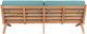 Meridian Furniture Tahiti Sea Blue Fabric Outdoor Sofa-3