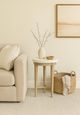 Bernards Citrus Heights Cement Top Chairside Table with Sand Base-1