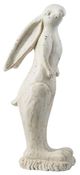 A & B Home White Large Rabbit Figurine-0