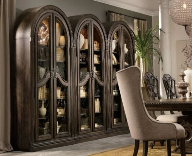 Hooker® Furniture Rhapsody Walnut Bunching Curio-1
