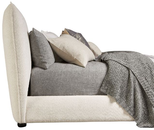 Parker House® Cumulus Cozy Snow Queen Upholstered Panel Bed-2