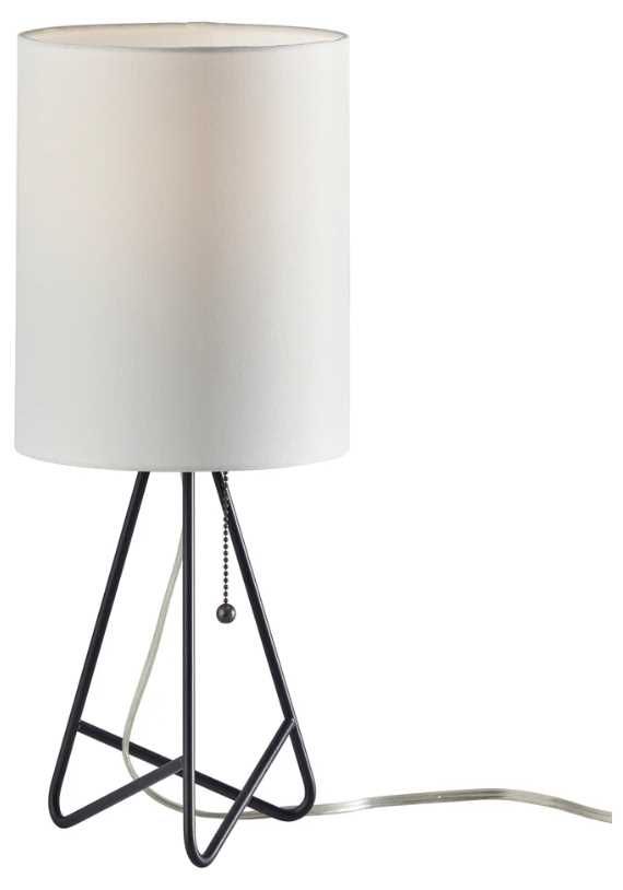 Adesso® Nell Black Table Lamp-0