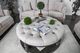 Furniture of America® Mika Antique Gray Coffee Table with Cushion Top-2